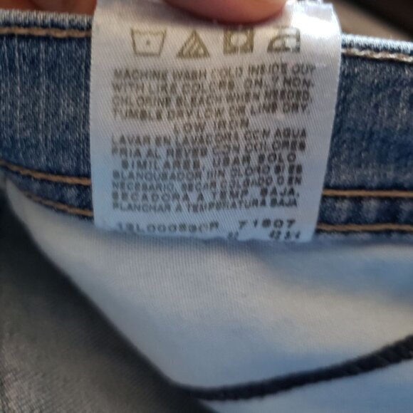 Lee Classic Fit High Rise Mom Jeans Denim Straight Leg Retro 90's Blue Womens 8 - Picture 8 of 8